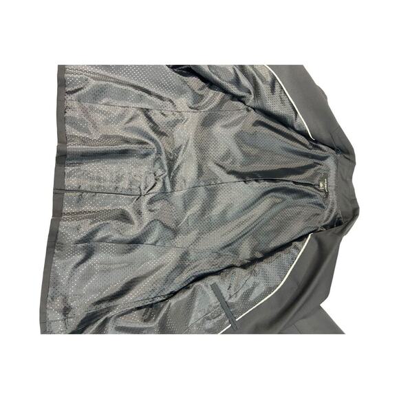 Ann Taylor Blazer Size 8 Black Wool Blend Two Button Notch Long Sleeve Career - Picture 10 of 15